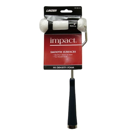 Linzer Linzer Impact 4 in. W Mini Paint Roller Frame and Cover Threaded End MT200-11